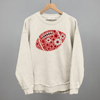 Floral Football Red