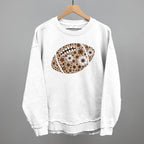 Floral Football Brown
