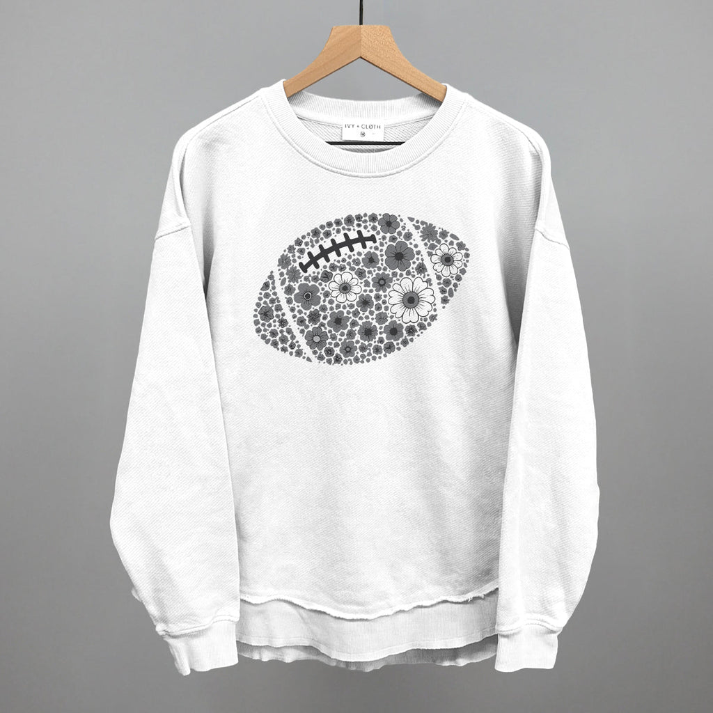 Floral Football Grey