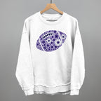 Floral Football Purple