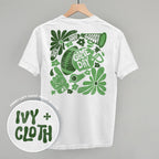 Floral Game Day Green (Back Print)