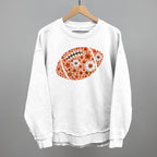 Floral Football Orange
