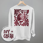 Floral Game Day Maroon (Back Print)