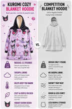 Kuromi Blanket Hoodie