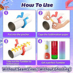 Sublimation Tumblers Perfect Pincher Tool For 15-30oz Sublimation Blanks Tumblers Skinny Straight, Pinch Clamp Grip Tool