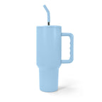 40oz Leak/Spill Proof lid sublimation Blank Tumbler with handle and stainless straw