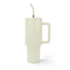 40oz Leak/Spill Proof lid sublimation Blank Tumbler with handle and stainless straw