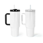 40oz Sublimation Blank Tumbler w/ Handle stainless steel