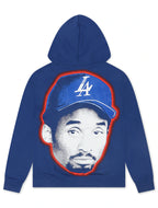 Stargazing Kobe Face Hoodie - Dodger Blue