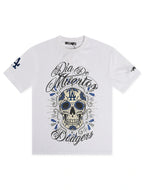 Pro Standard Dodgers Dia De Los Muertos Tee - White