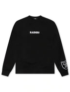 Pro Standard Raiders Wingspan Drop Shoulder Crewneck - Black