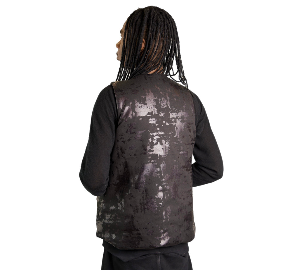 Painted Cropped Cargo vest