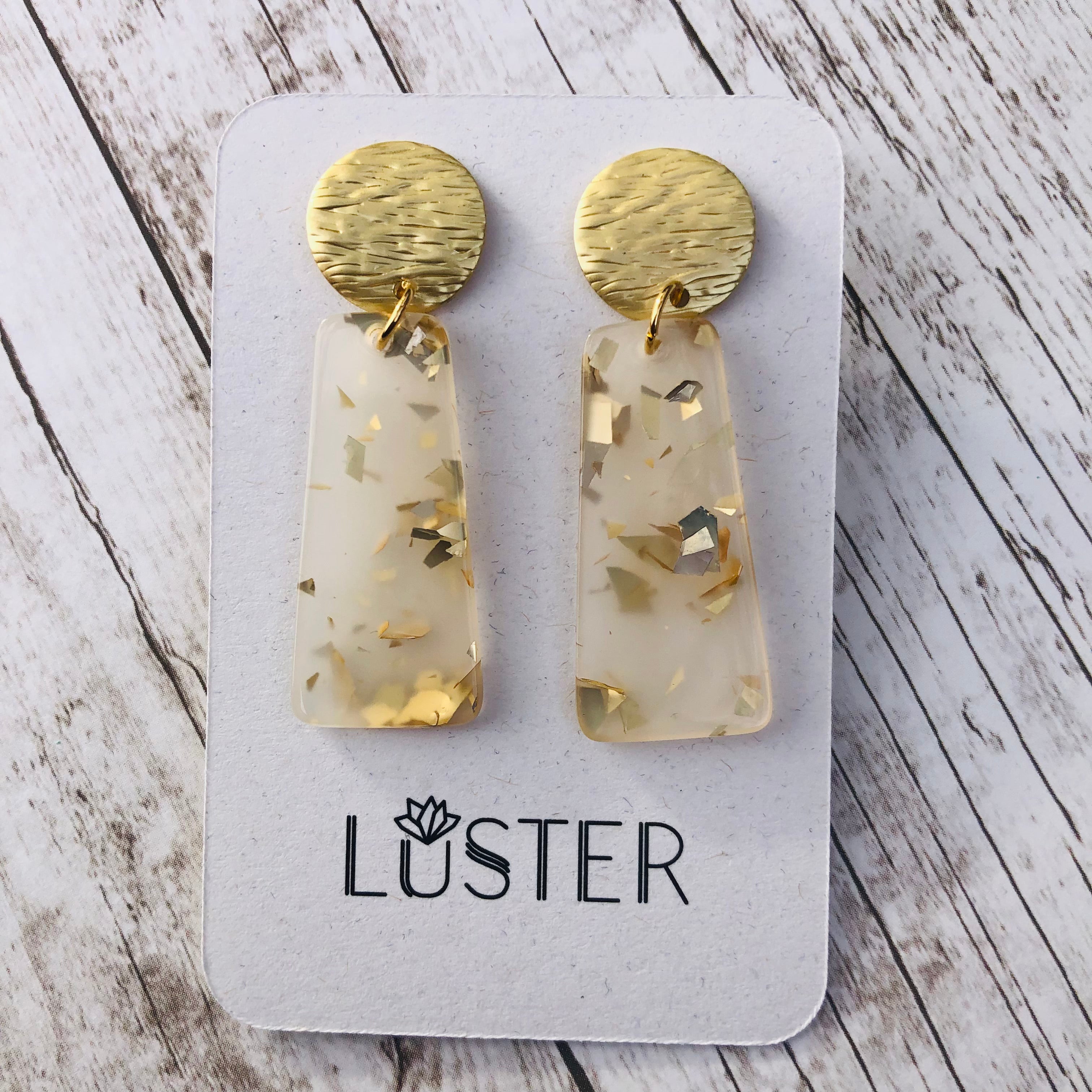 Gold Confetti Earrings