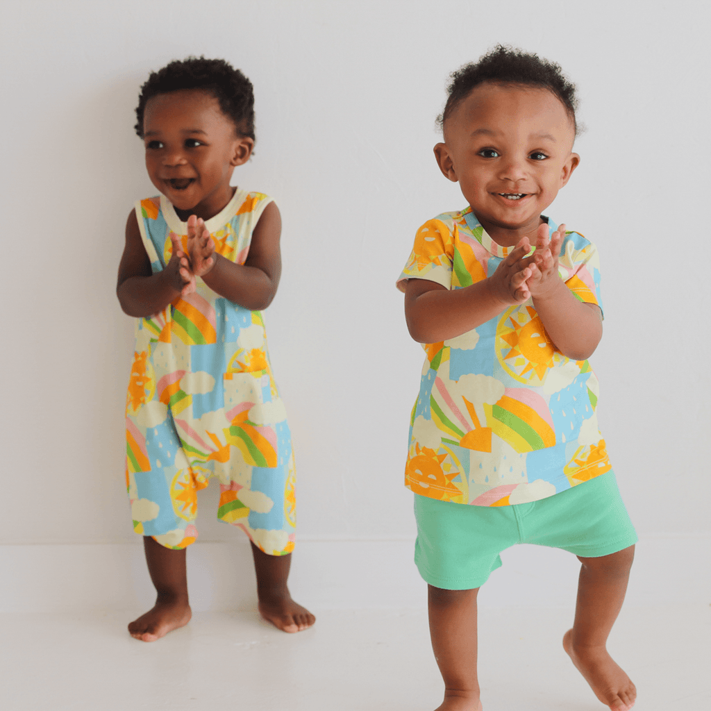 Cleo baby romper shorts | Sun