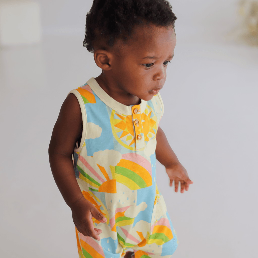 Cleo baby romper shorts | Sun