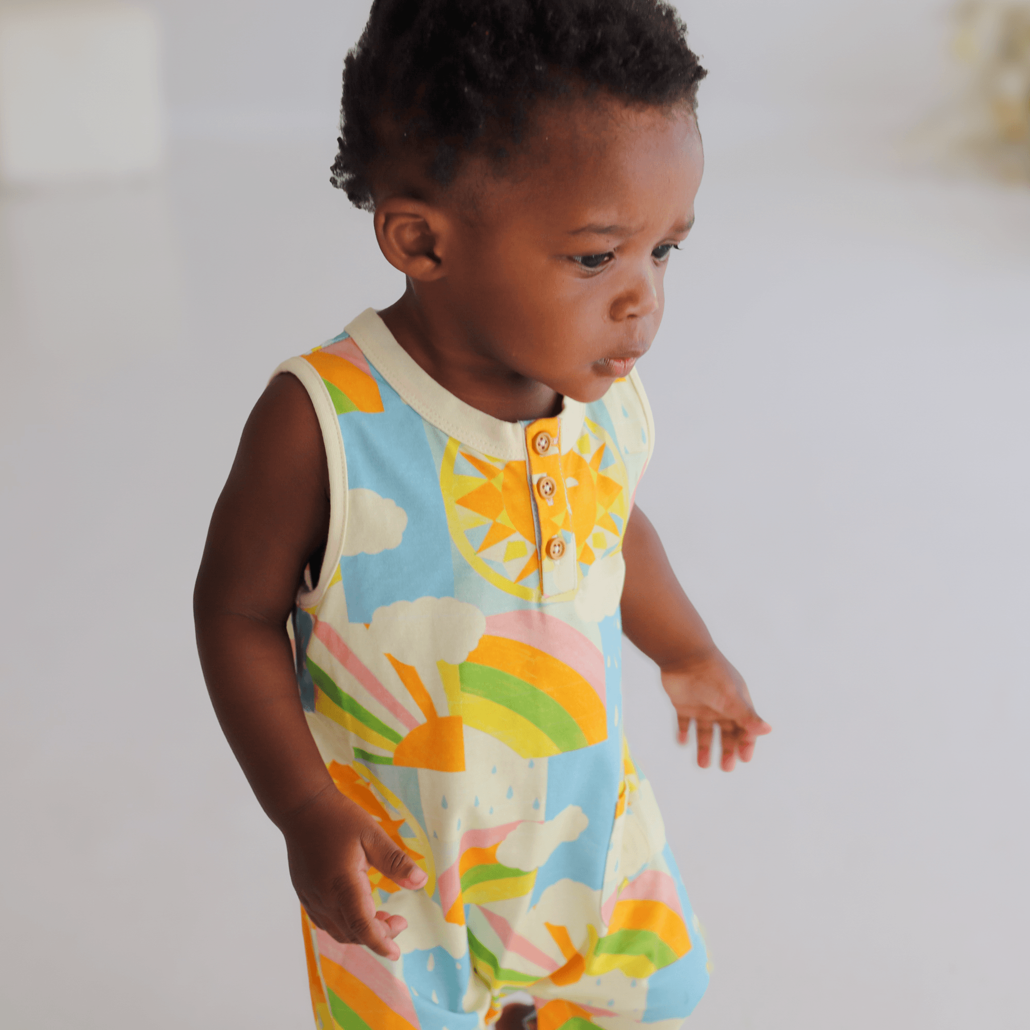 Cleo baby romper shorts | Sun
