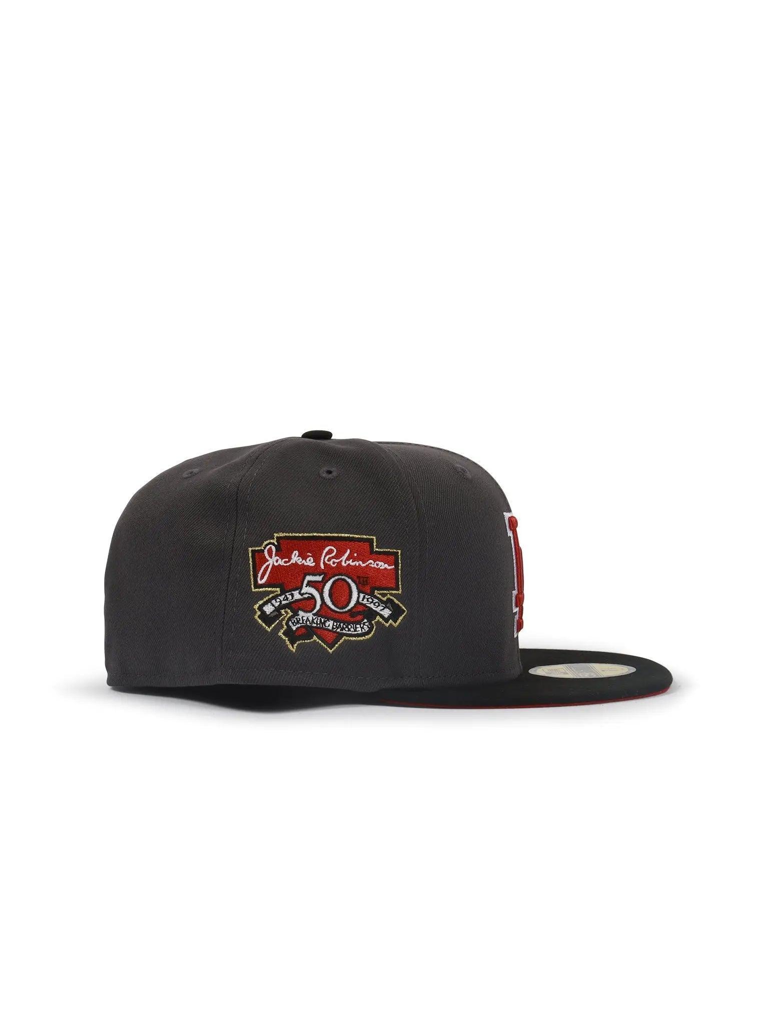 New Era 5950 La Dodgers 50Th Anniversary Patch Hat