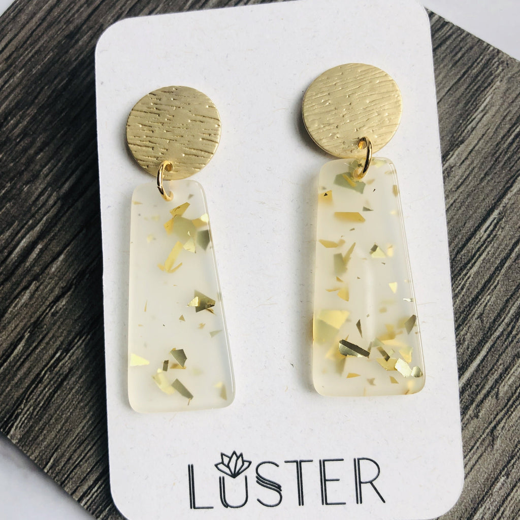 Gold Confetti Earrings