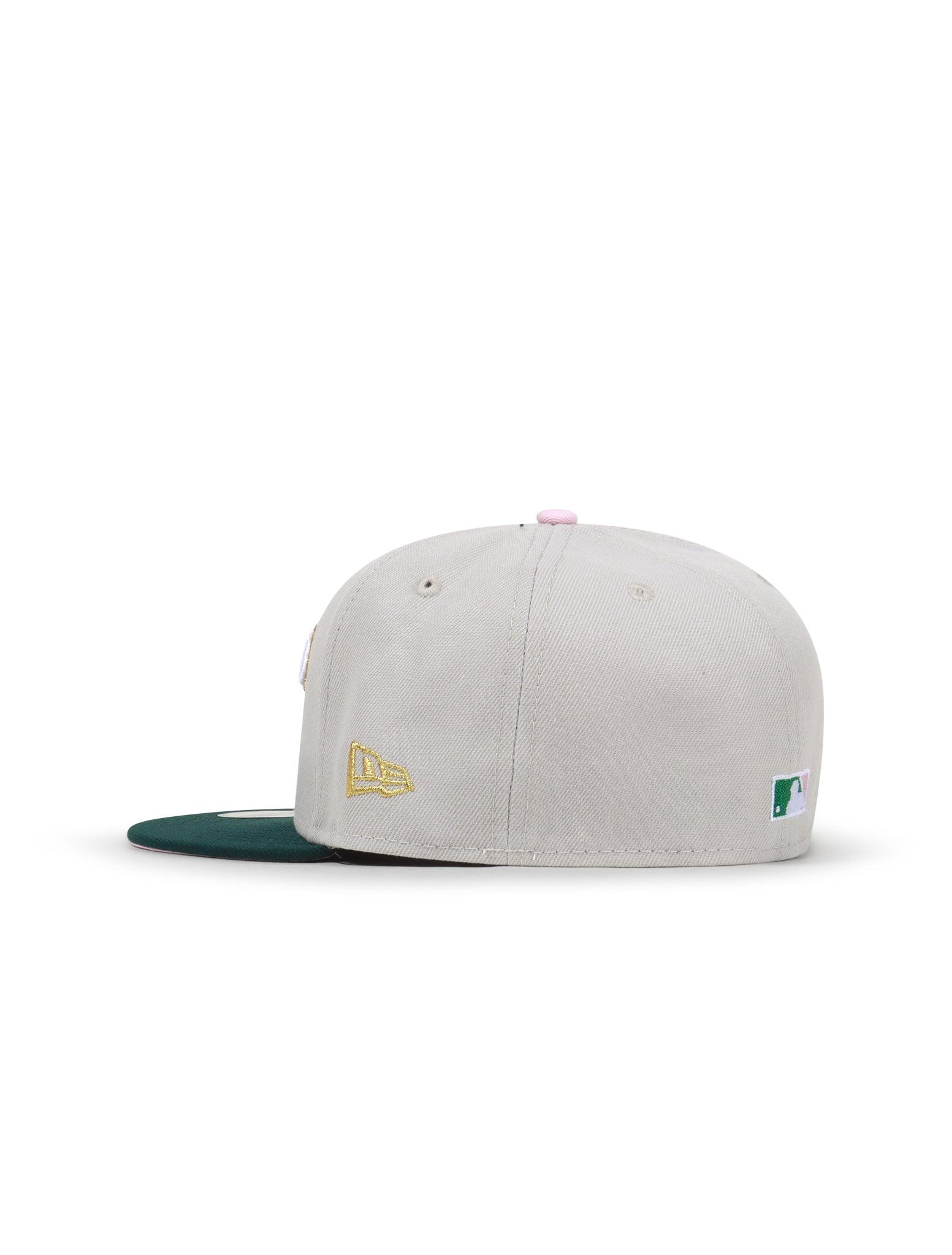 New Era 5950 La Dodgers Jackie Robinson Hat - Stone/Green