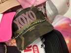 XOXO Rhinestone Trucker