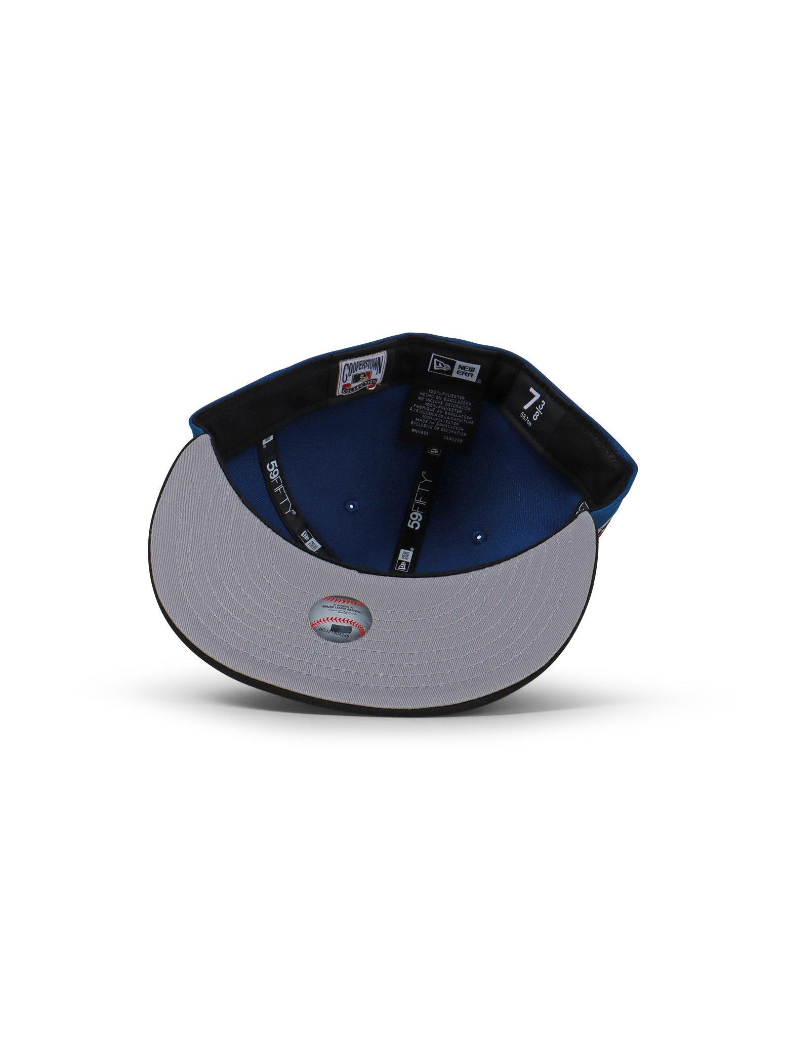 New Era 5950 Dodgers 50Th Anniversary Hat - Blue/Black