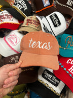 Texas Corduroy Dad Hat