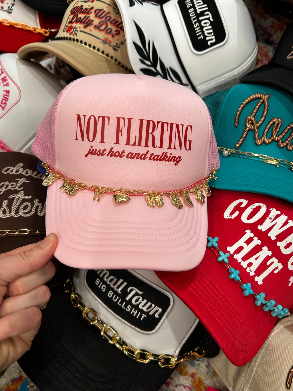 Charmed Trucker Hat Chain