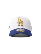 New Era 940 LA Dodgers 2024 World Series Snapback - White/Gold