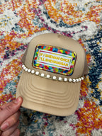 Turquoise Trucker Hat Chain