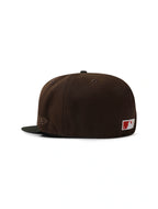 New Era 5950 Dodgers Glow in the Dark Hat - Brown/Black