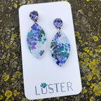 Floral Acrylic Earrings
