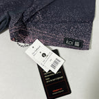 Koi Basics Women's Cali Scrub Top Charcoal Heather Soft Pink Ombre
