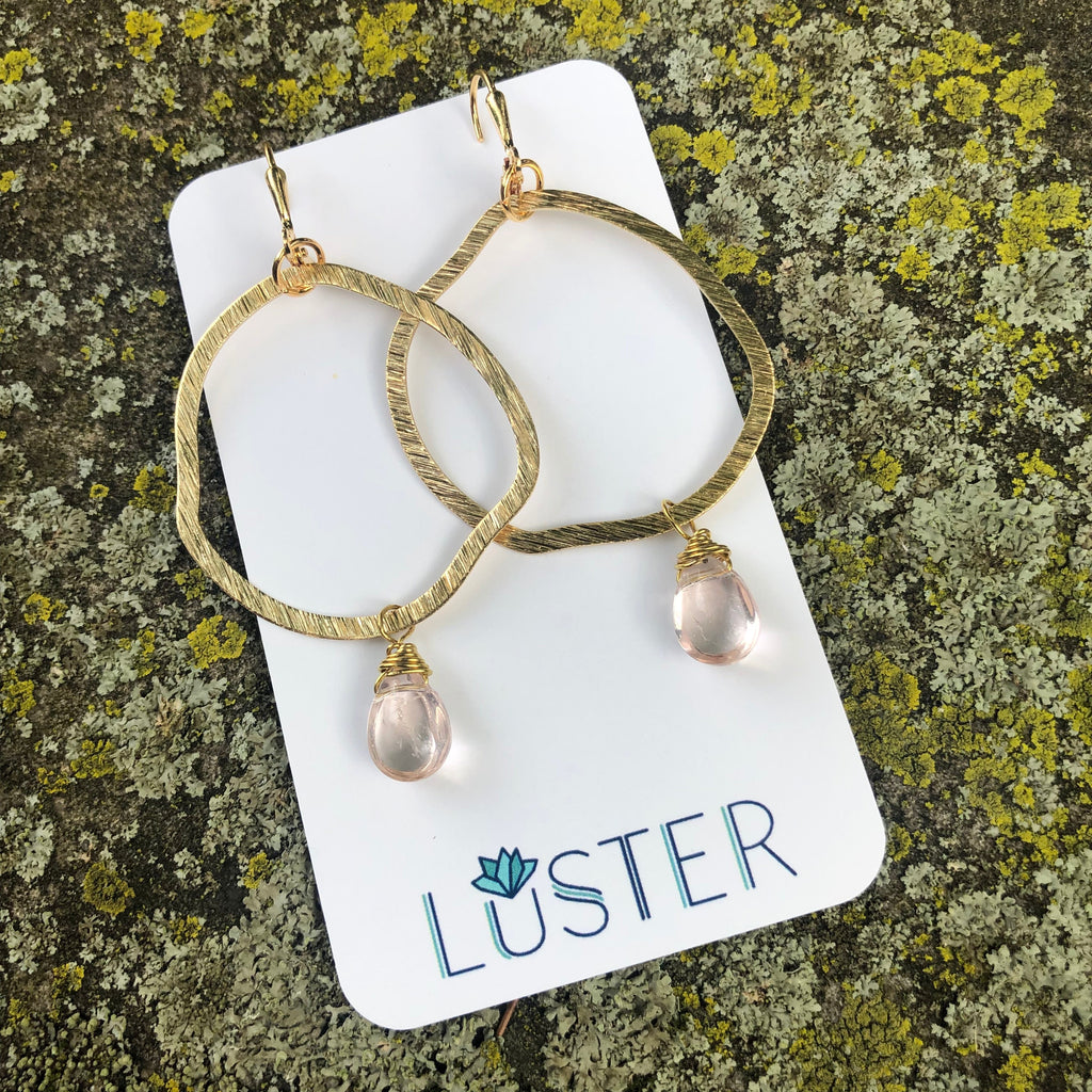 Everyday Brass Hoop Earrings