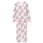 Watercolor Floral Bamboo Pajama Set (Runs Large - Size Down)