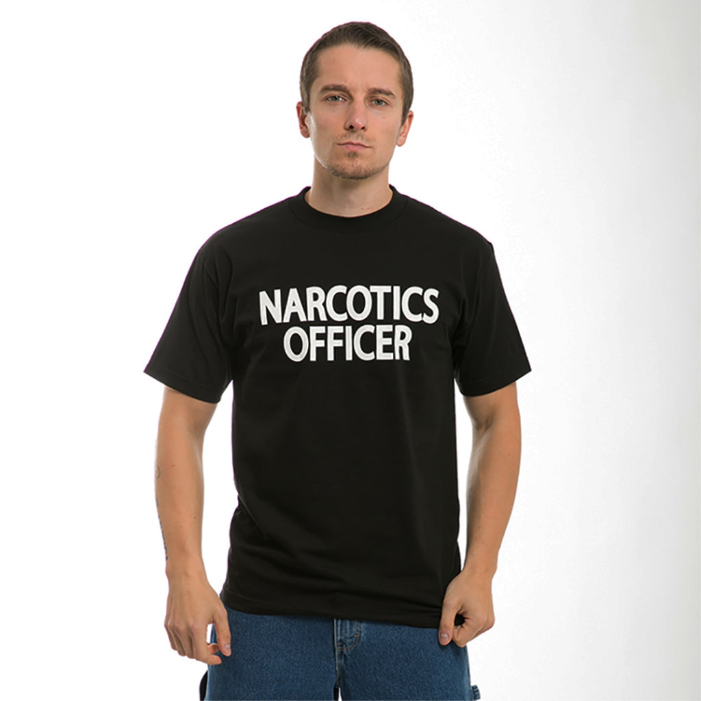 Law Enf.T's, Narcotics Officer Black, 2X