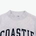 Coastie Embroidered Mockneck Sweatshirt