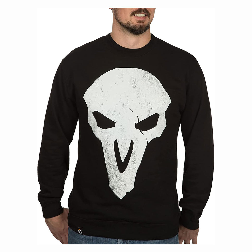 Overwatch Reaper Black crew Neck Fleece  Medium