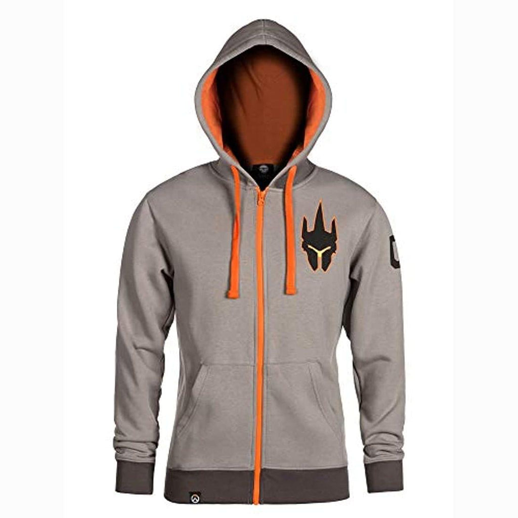 Overwatch Ultimate Reinhardt Light grey Zip-Up Hoodie  XX-Small