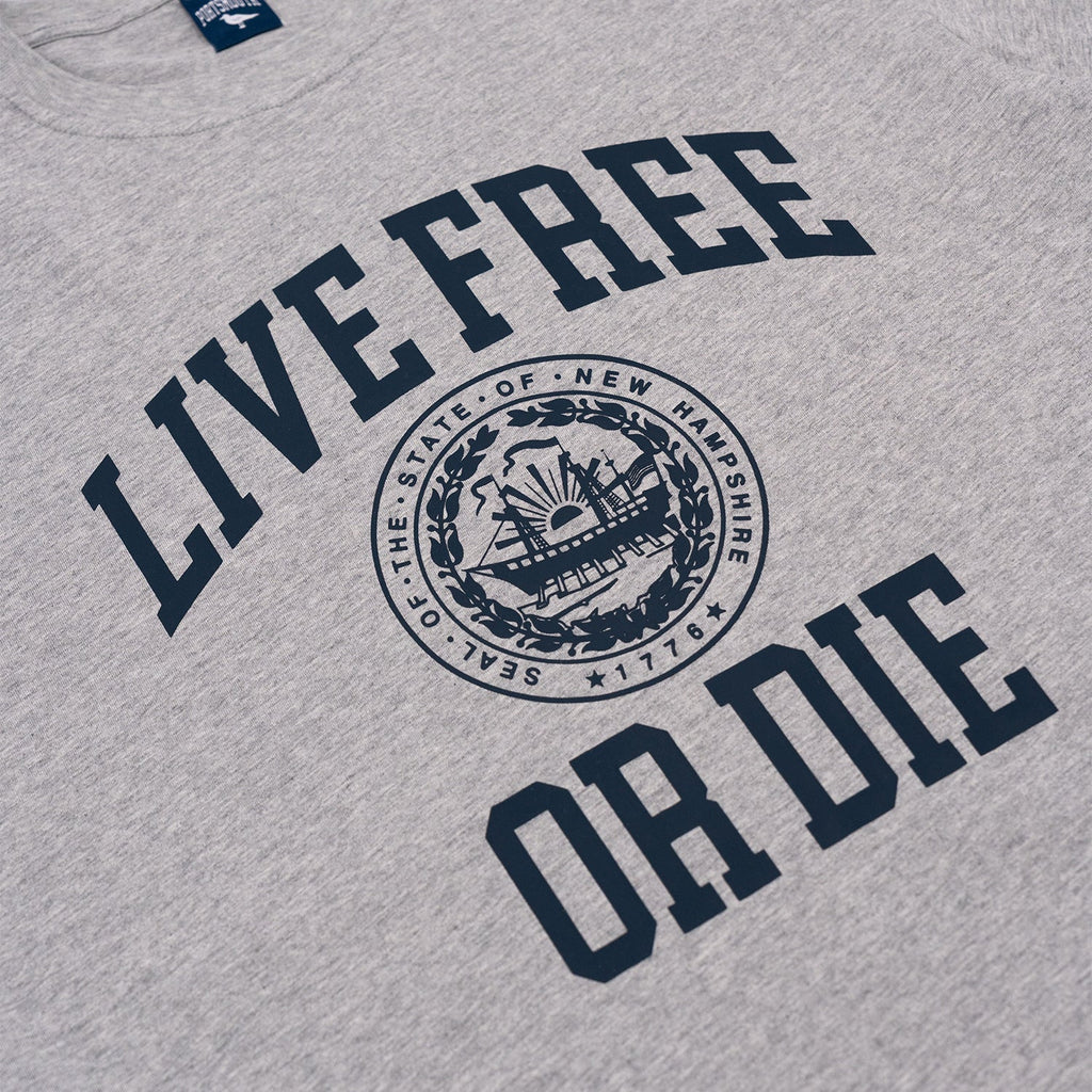 Live Free or Die T-Shirt - Heather Grey