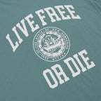 Live Free or Die T-Shirt - Sea Glass Green