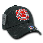 Shadow Law Enf. Caps, Fire Dep, Black