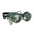 Silver Steampunk gear goggles costume Accessory