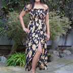 Kasih Coop Dress Soraya Black, Cotton