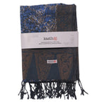 Handmade Batik Scarf - 100% Soft Cotton - Butterfly Brown
