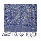 Handmade Batik Scarf - Cotton Fabric - Stone