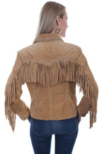 FRINGE/LACING JACKET