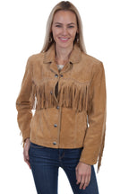 FRINGE/LACING JACKET