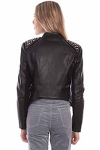 FRINGE STUDDED JACKET