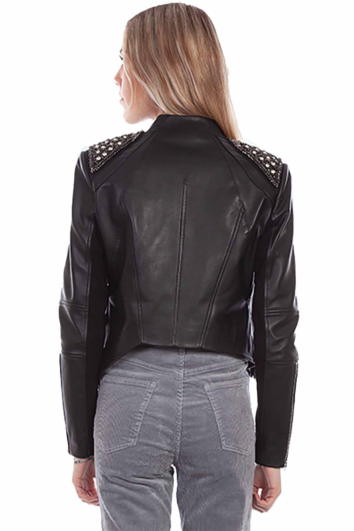 FRINGE STUDDED JACKET