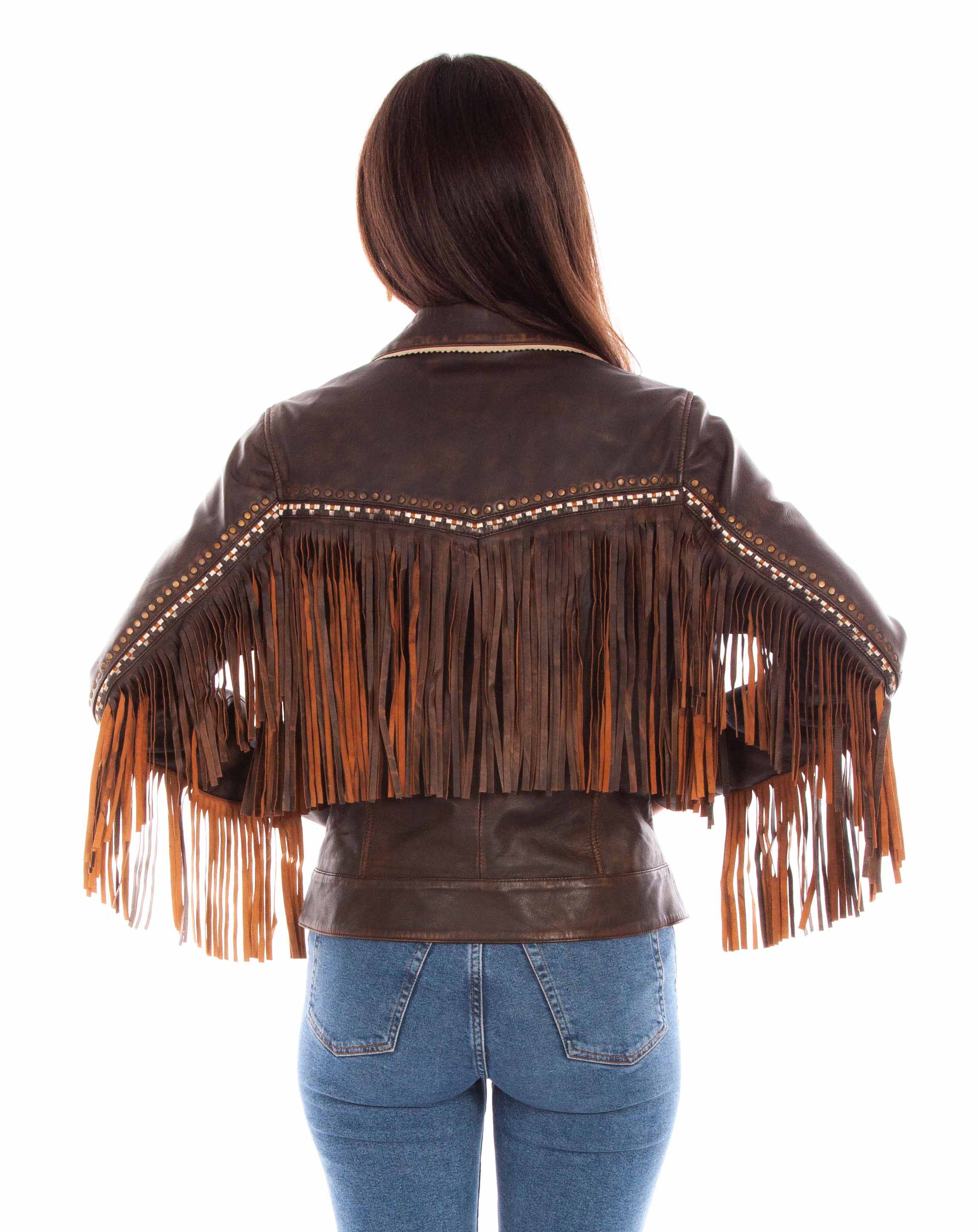 FRINGE/EMB JACKET